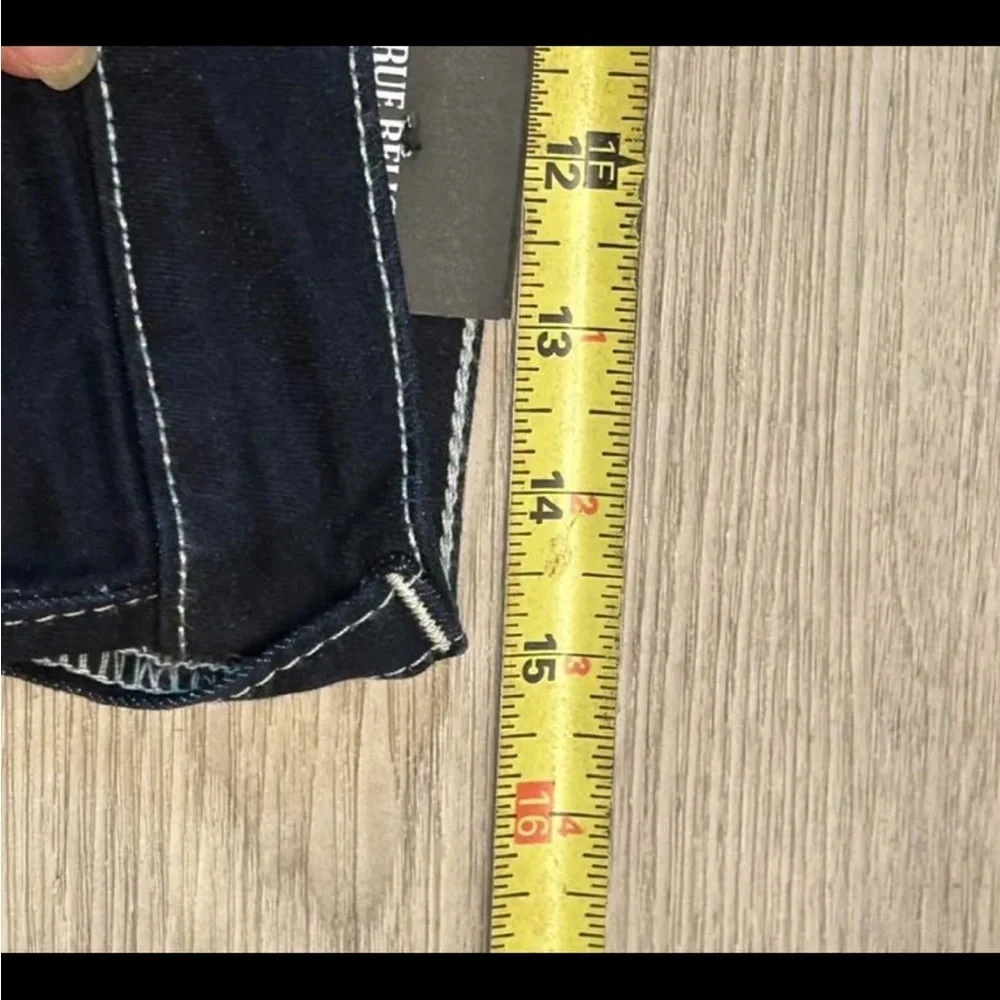 NWT True Religion Jennie High Rise Super Skinny Dark Blue Jeans. W25xL29 - Picture 9 of 12